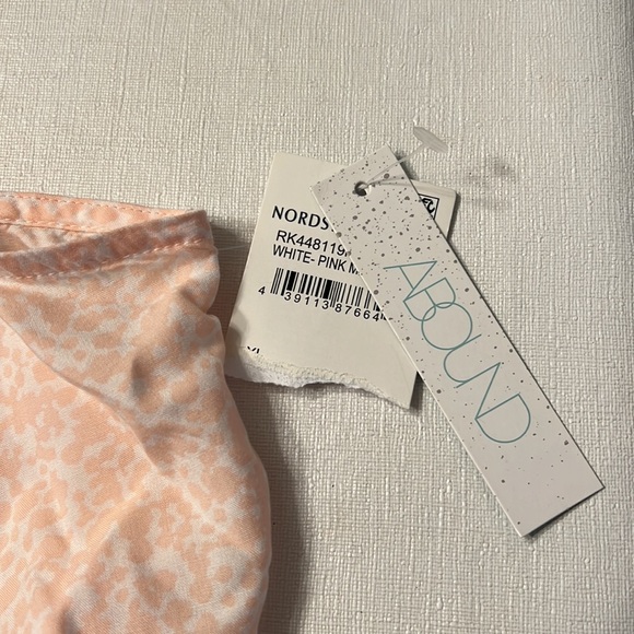 🔴 NWT Abound Cinch Front Pink & White Tank Top - Picture 3 of 5